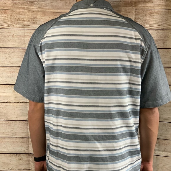 Native Code Mens Short Sleeve Button Down - Picture 2 of 5